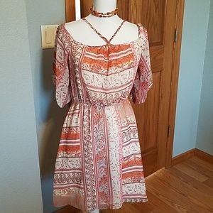 Boho dress,  BCBG, sz M